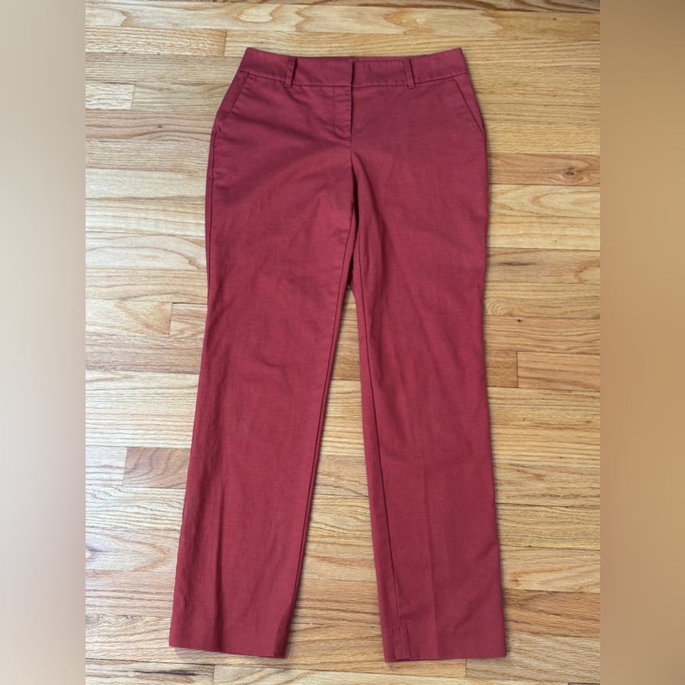 Ann Taylor Factory Brick Red Pants
